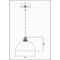 Z-Lite Landry 1 Light Pendant, Matte White & Brushed Nickel 1004P10-MW-BN - alternate 8